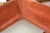 Vintage Mid Century Hickory Tavern / Lane Burnt Orange Upholstered Loveseat Sofa For Sale - Image 14 of 17