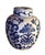 Vintage Chinoiserie Blue & White Chinese Porcelain Urns - A Pair For Sale In New York - Image 6 of 12