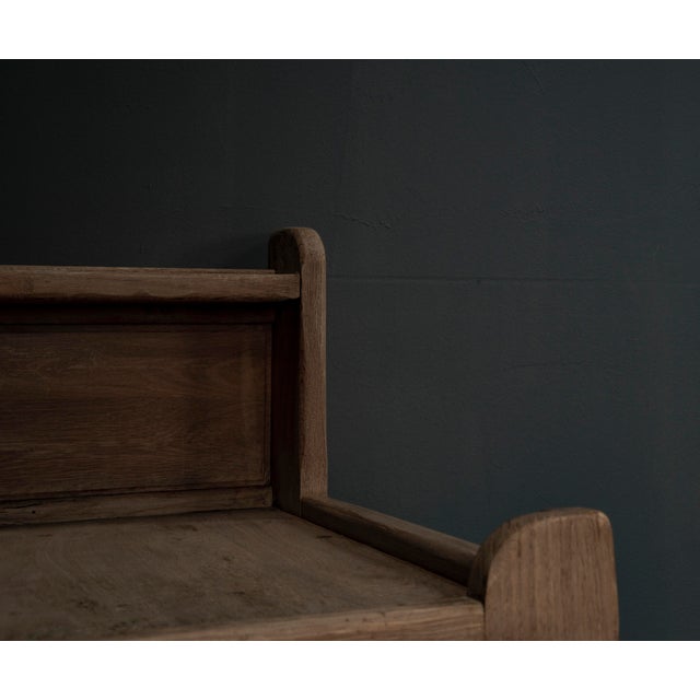 Brutalist Table in Oak, 1963 For Sale - Image 17 of 18