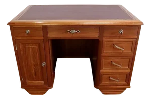 Small Art Deco Desk, 1940s