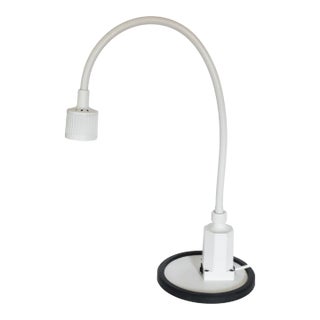 Vintage White Sunnex Gooseneck Desk Lamp For Sale