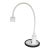 Vintage White Sunnex Gooseneck Desk Lamp For Sale