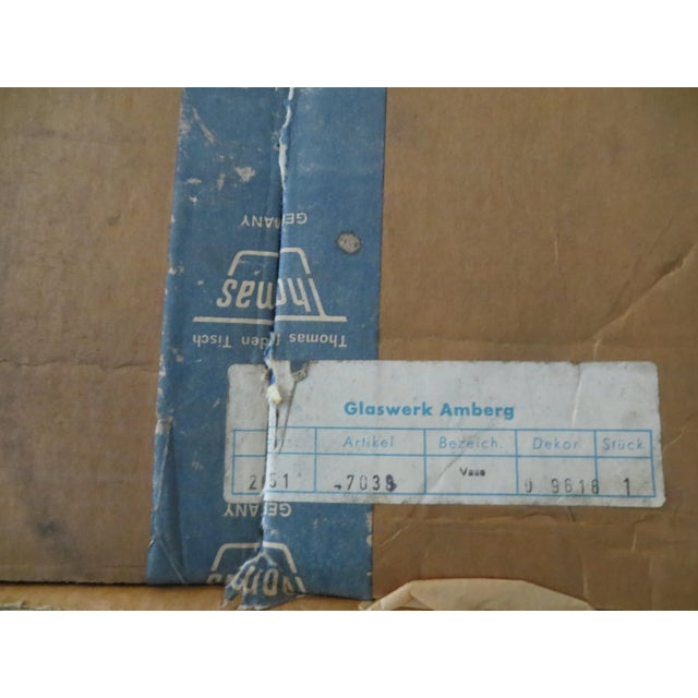 Rosenthal 1970s Large Glass Vase For Sale In New York - Image 6 of 8