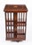 Vintage Inlaid Mahogany Revolving Bookcase, 1980s For Sale - Image 3 of 11