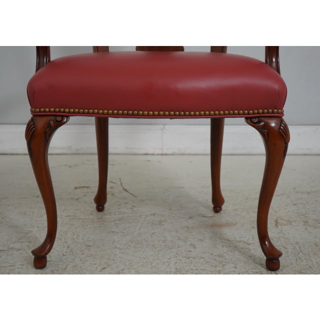 Set of 12 John Widdicomb Mahogany Dining Chairs For Sale - Image 9 of 18