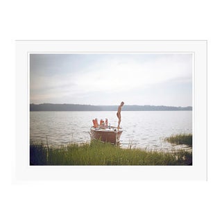 Toni Frissell 'Boat Coming In' Archival Pigment Print Framed in White For Sale