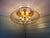 Large Ceiling Light in Brass and Bubbled Blown Glass from Glashütte Limburg, 1970s For Sale - Image 11 of 13