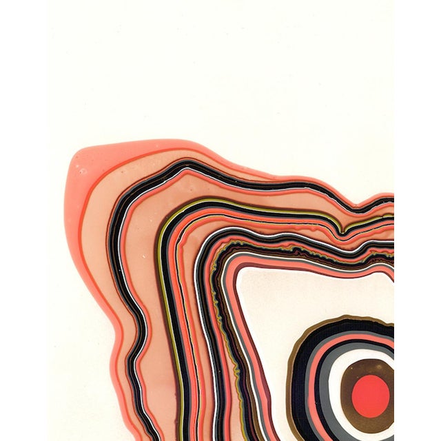 Contemporary marbling giclée print. High-quality limited edition marbling artwork by danish artist Pernille Snedker...