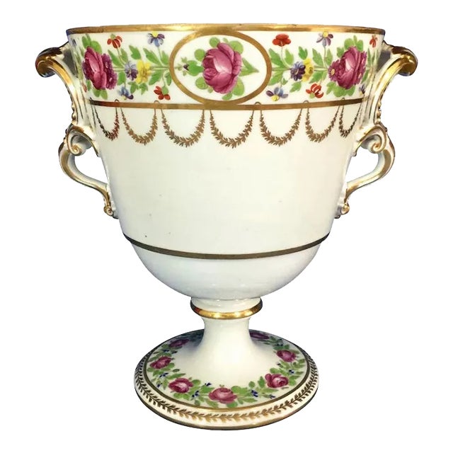 1780 French Faubourg St. Denis Porcelain Urn For Sale