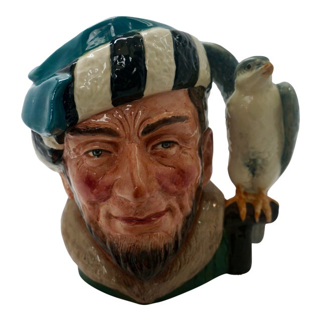 Vintage Royal Doulton "The Falconer" Character Jug - D 6533 (Large Size, 1959) For Sale