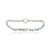 14k White Gold May Birthstone & Diamond Bracelet For Sale In New York - Image 6 of 12