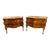 Pair of 19th Century Italian Bombe' Shaped Walnut Commodes For Sale