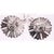 Metal 14 Karat White Gold Fashion Non Pierce Earrings With Diamonds For Sale - Image 7 of 9