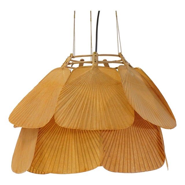 Ceiling Lamp by Ingo Maurer Ju-Yon Uchiwa for M Design, Germany, 1970s For Sale
