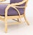 Purple McGuire Twisted Rattan Armchairs, Pair For Sale - Image 8 of 10