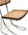 Vintage Cantilever Chairs in Chrome, Wood and Vienna Straw, 1970s, Set of 4 For Sale - Image 11 of 14