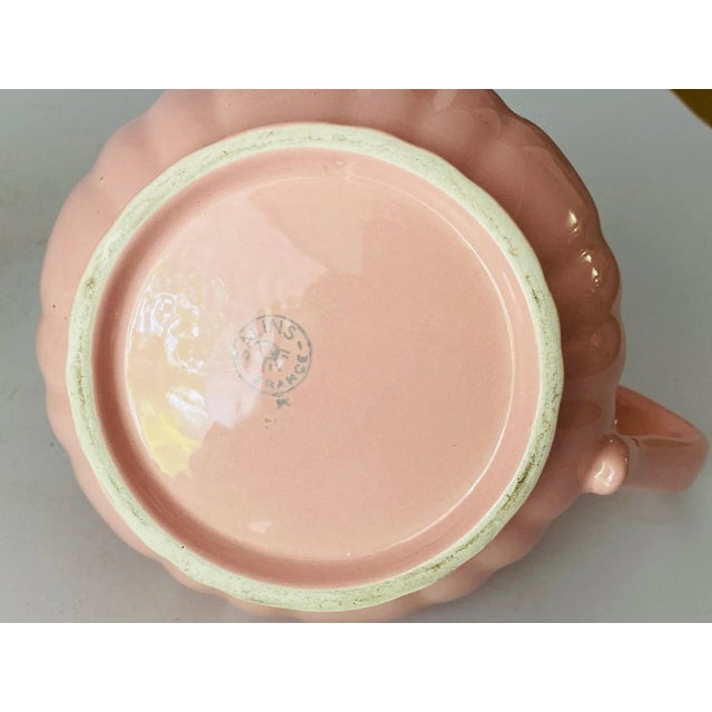 Mid-Century Pink Teapot in Ceramic for Les Salins, France For Sale - Image 6 of 11