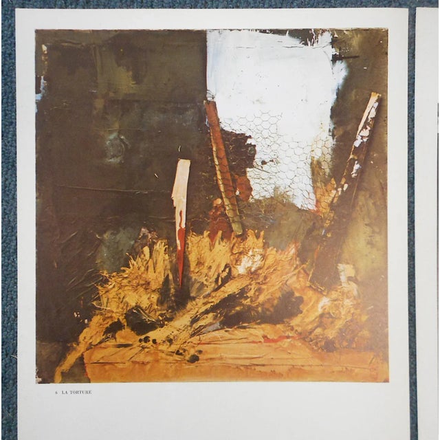 This set of three (3) color photogravures were featured in the french art journal Derriere Le Miroir No. 202,1973. They...