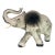 Folk Art Paint Variation Ceramic Elephant For Sale