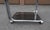 Vintage Italian Chrome and Smoked Glass Rolling Side Table, 1970s For Sale - Image 14 of 15