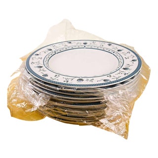 Cambridge Blue TC1017 Dinner Plates from Royal Doulton, Set of 2 For Sale