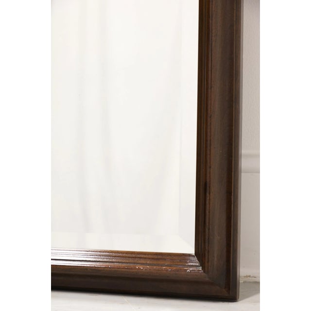 Century Cardella Collection Cherry Italian Provincial Beveled Wall Mirror - B For Sale In Charlotte - Image 6 of 8
