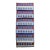 1970s Vintage Handmade Wool Cotton Red Blue Runner Rug For Sale