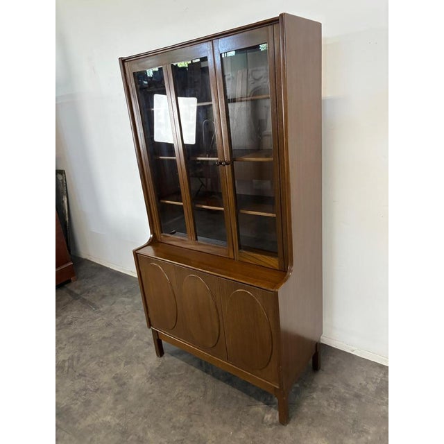 Vintage Mahogany Bookcase by Jacques Auville For Sale - Image 3 of 5