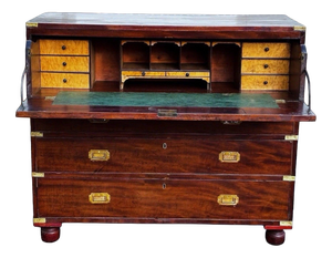 Campaign Chest of Drawers in Mahogany