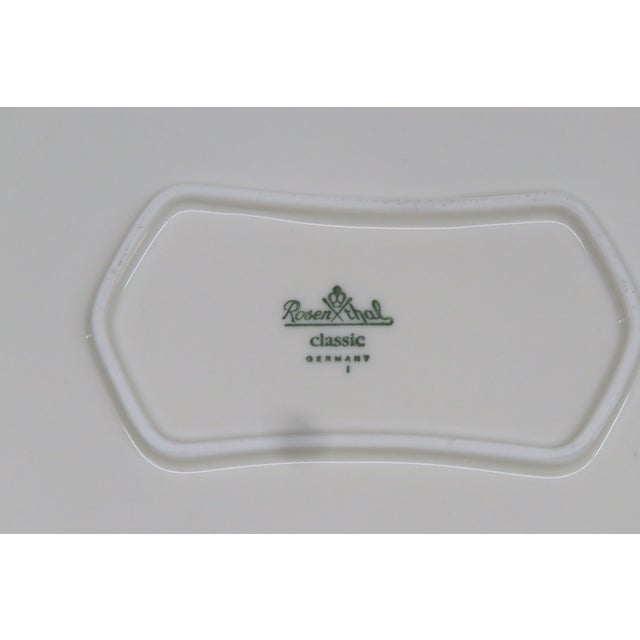 Ceramic Rosenthal Ivory Rose Sanssouci Germany Large Serving Platter Tray 4581b For Sale - Image 7 of 16