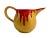 1950s Midcentury Italian Drip Glaze Ceramic Pitcher For Sale In Boston - Image 6 of 14