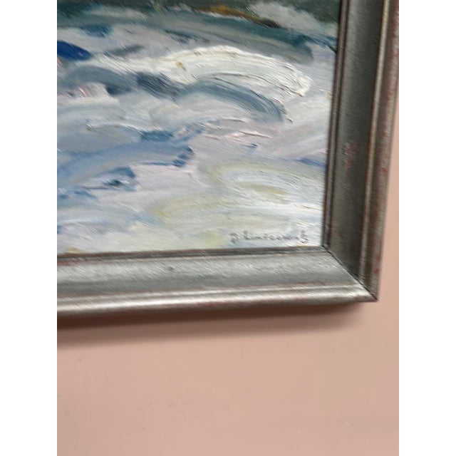 Bertil Lindecrantz, Vinterlandskap, 1950s, Oil on Canvas, Framed For Sale - Image 5 of 18