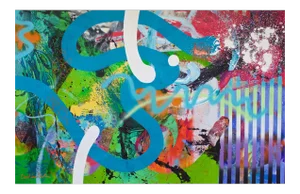 Carolina Alotus "Empowered Code", Painting
