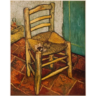 1954 After "Van Gogh's Chair" by Vincent Van Gogh, First Edition Impressionist Print For Sale