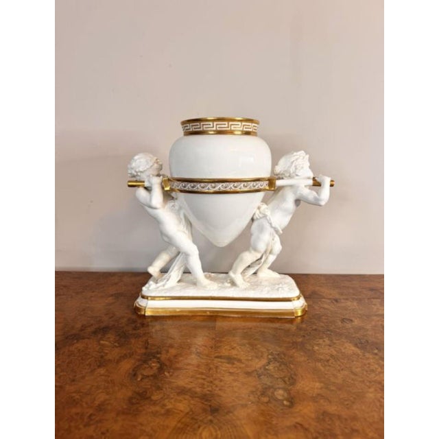 Ceramic Large Antique 19th Century Centrepiece from Minton For Sale - Image 7 of 7