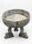 Vintage Neoclassical Relief-Carved Lead Garden Planter on Dolphin Tripod Base For Sale - Image 4 of 10