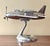 Mid 20th Century Mid 20th Century Art Deco Futuristic Prototype Chrome Plane Model Sculpture on Stand For Sale - Image 5 of 9