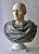 White Carved Bust of Julius Caesar, Late 20th Century, Marble For Sale - Image 8 of 9
