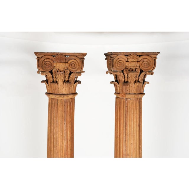 Dimensions of the complete column: Total ht: 303 cm Width and depth: 47 x 47 cm Dimensions of the base: Height: 35 cm...