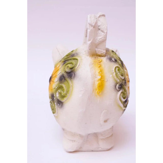 1950s Mid-Century American Painted Chalkware Pig For Sale - Image 5 of 13
