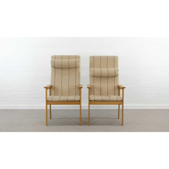 Set of Danish High-Back Chairs from Domus Danica For Sale - Image 3 of 18