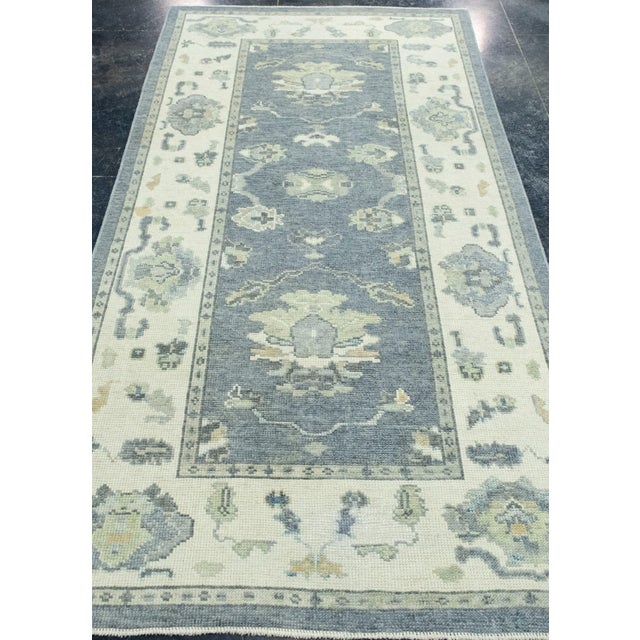 Turkish Oushak Rug 3'11" x 7'10" #18082 Explore a curated collection of hallway runners, wool rugs, and handmade...