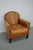Brown Vintage Dutch Cognac Leather Club Chair For Sale - Image 8 of 18