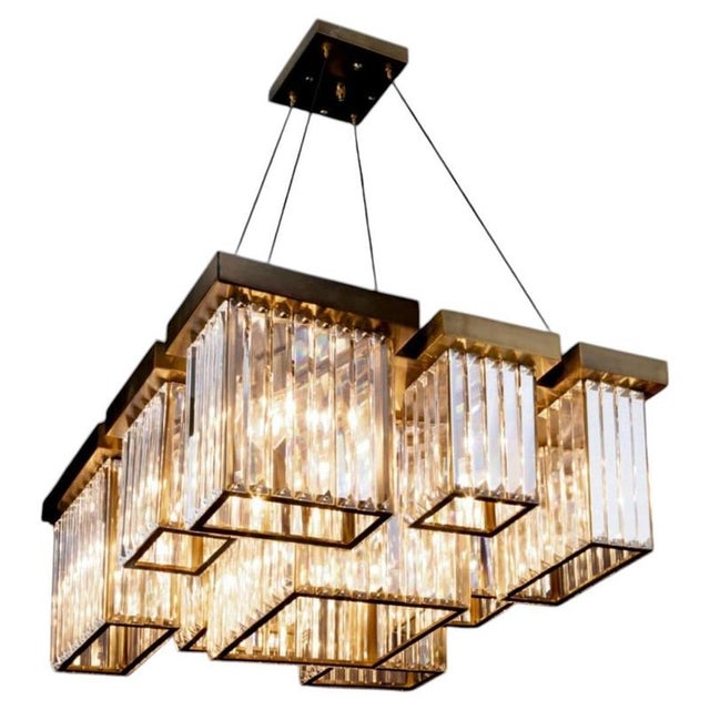 Collection Labirinto Chandelier in Metal and Crystal by Jago For Sale - Image 13 of 13