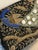 1930s Black Velvet Beaded Peacock Clutch For Sale - Image 5 of 6
