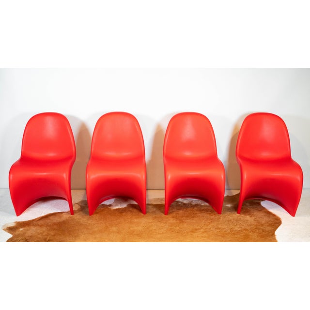 Verner Panton for Vitra Panton S Chairs - Set of 4 For Sale - Image 11 of 15