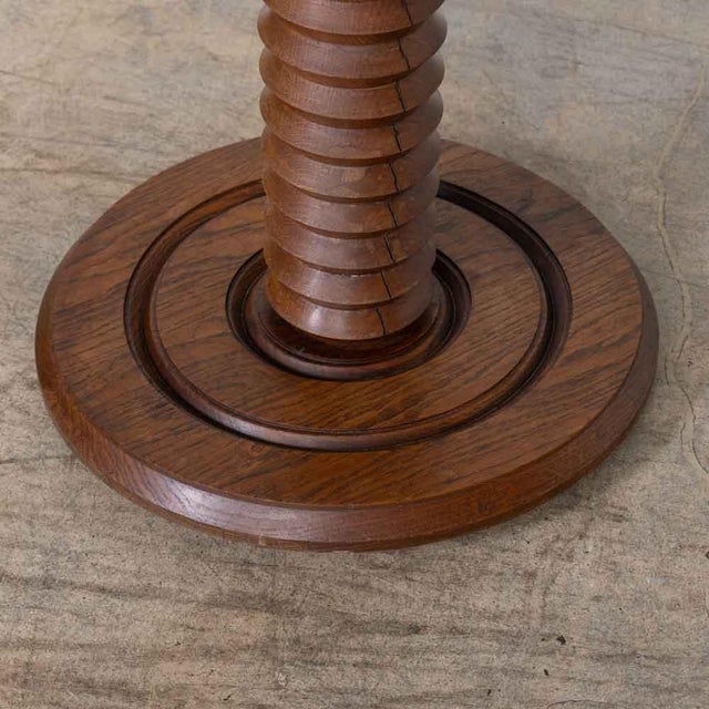 French Carved Side Table by Charles Dudouyt For Sale - Image 9 of 11