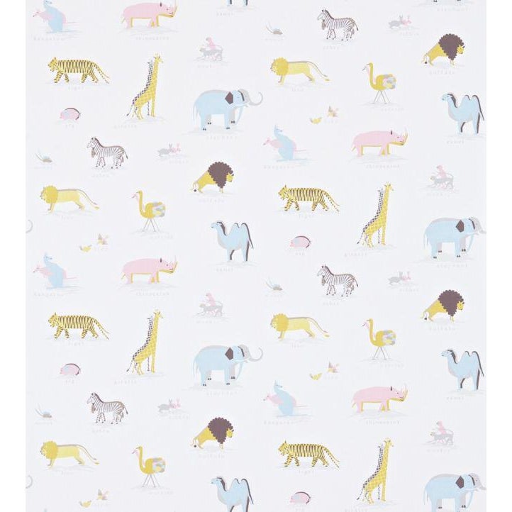 Two by Two by Sanderson Nursery Wallpaper Price Per Roll Chairish