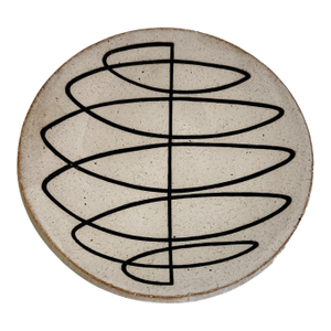 Vintage Michelle Quan Art Studio Ceramic Spiral Dish