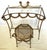 Vintage 1930's Italian Hollywood Regency Floral and Swag Vanity With Stool For Sale - Image 4 of 12